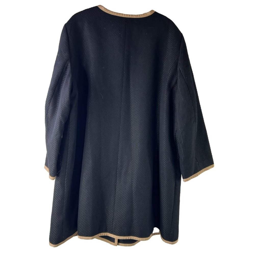 Talbots Color Block Lightweight Over Coat Trench … - image 5